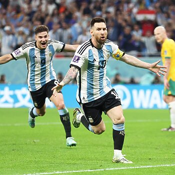 3 أهداف فى صعود الأرجنتين لمواجهة هولندا فى دور الثمانية كأس العالم قطر بعد عبور أستراليا بلمسة ميسي 