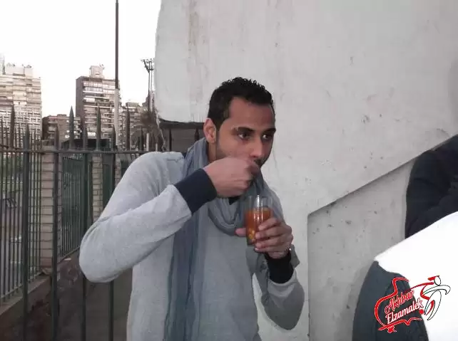 شاهد بالصور الحصرية : حمص الشام يغزو تدريبات الزمالك .. وترحيب بموندومو 