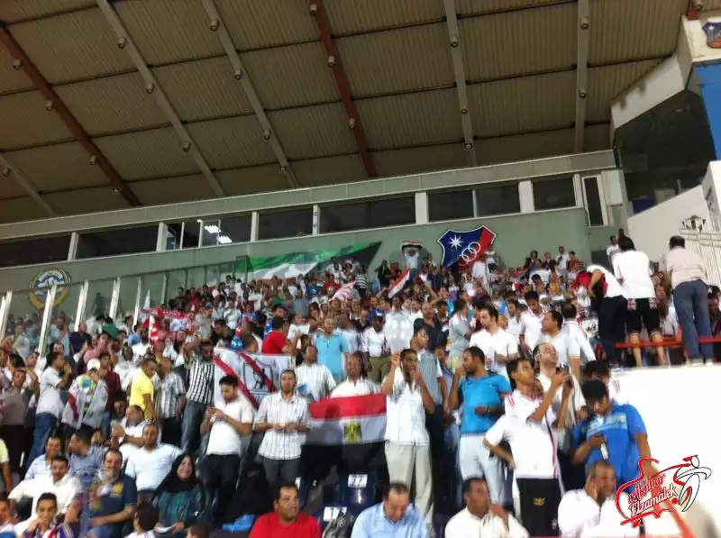 اخبار الزمالك - حصريا بالصورة .. جماهير الزمالك بالكويت توجه رسالة عنيفة للاعبى القلعة البيضاء