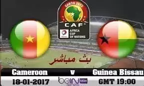بث مباشر - مباراة الكاميرون وغينيا بيساو  بأمم إفريقيا 2017