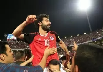  شاهد احتفالات محمد صلاح بعد التأهل لكأس العالم روسيا2018 