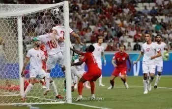 بالفيديو نسور تونس تتعادل مع انجلترا فى نهاية الشوط الاول بكأس العالم بروسي