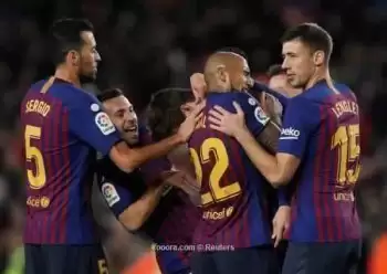 بالفيديو ...فوز برشلونة وسقوط اتليتكو مدريد في فخ التعادل 