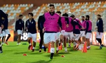 اخبار الزمالك - بالصور تدريب الزمالك الاخير  فى الملعب البلدى ببركان 