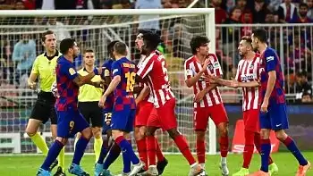 البث المباشر لمباراة برشلونة ضد أتلتيكو مدريد تعرف على نتيجة الشوط الأول 
