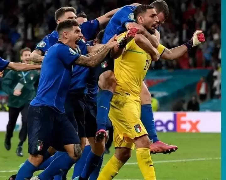 شاهد إيطاليا  بطل يورو 2020 وسقوط إنجلترا  بضربات  الجزاء الترجيحية 