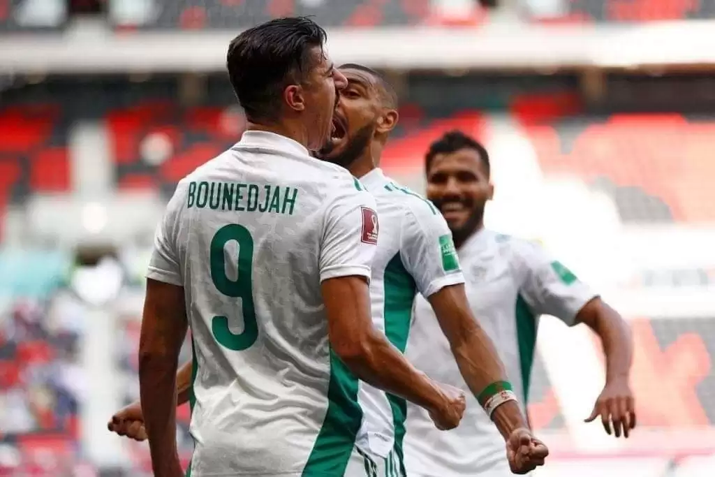 سقوط السعودية امام الاردن ...الجزائر تسحق السودان برباعية في كأس العرب ..وبن 
