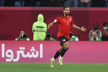 مصر والاردن في كأس العرب منتخبنا  كسبان ببركة رفعت و مروان