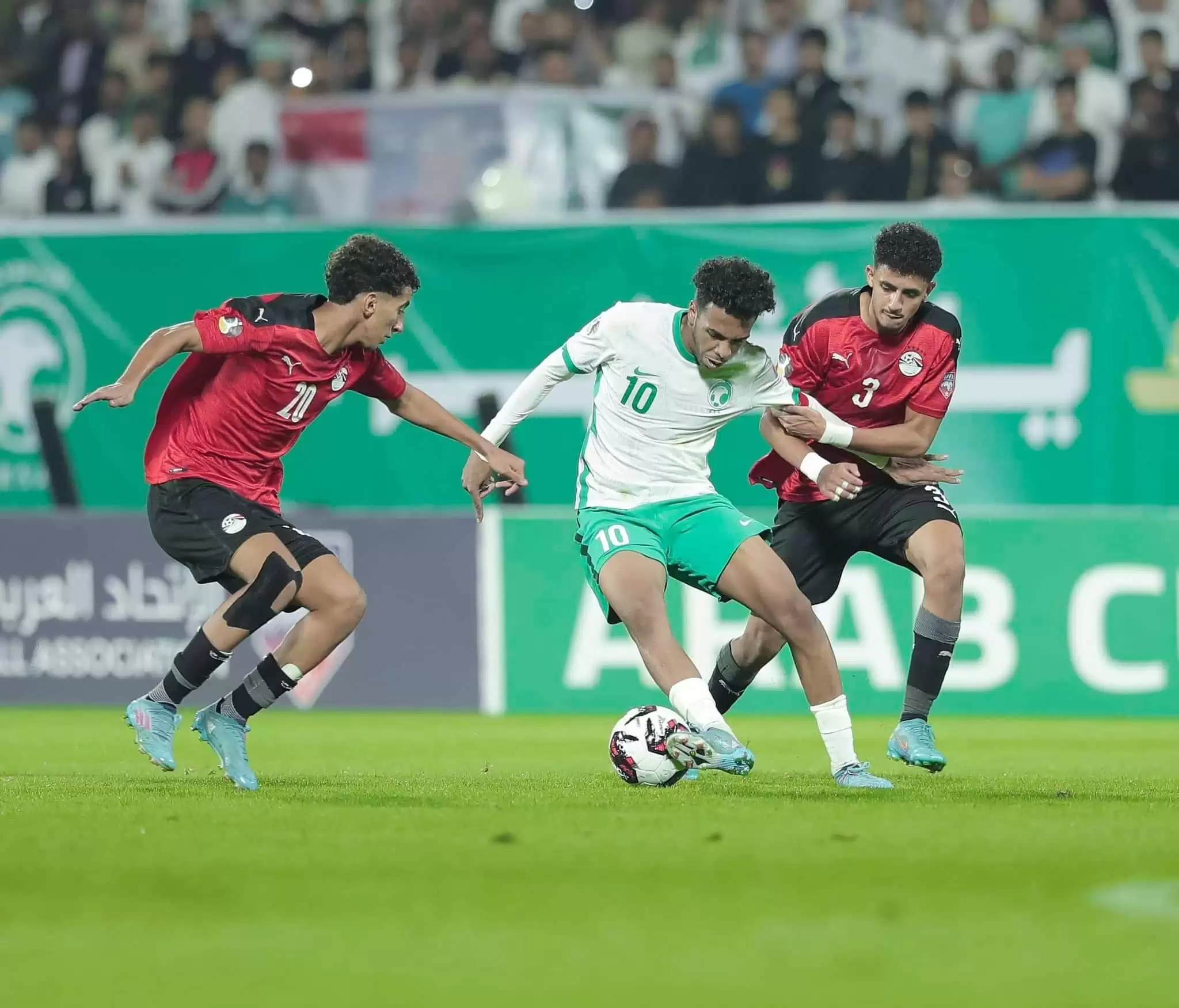 مصر تخسر كأس العرب للشباب أمام السعودية بضربة حظ 