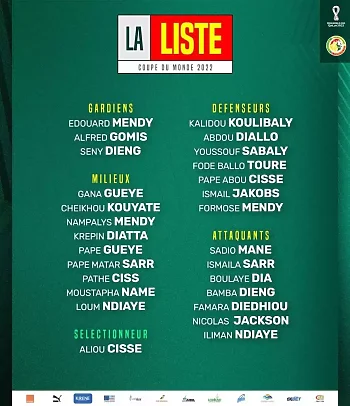 ماني يتصدر قائمة المنتخب السنغالي رغم الإصابة وإستبعاد ثنائي ريال مدريد ال