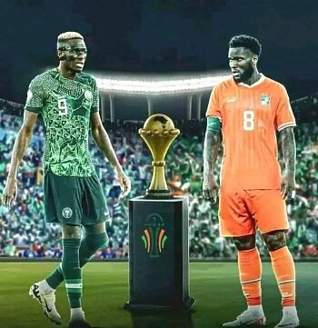  كوت ديفوار ضد نيجيريا فى نهائي كأس إفريقيا.تعرف على تشكيل الافيال والنسور 