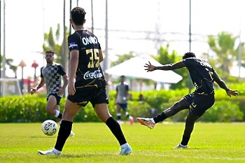 اخبار الزمالك - بالصور ..الزمالك يهزم  راية فى تسجيل بن تايج اول اهدافه وتألق سامسون وحسام أشرف  