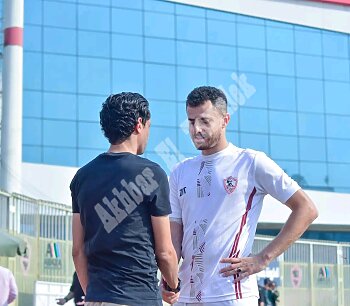 اخبار الزمالك - بالصور .  تدريب الزمالك اليوم قبل السفر إلى السعودية. مؤازرة من مجلس لبيب. ظهور الحاوى أيمن حفنى .تعليمات جوميز لهذا الثنائي 